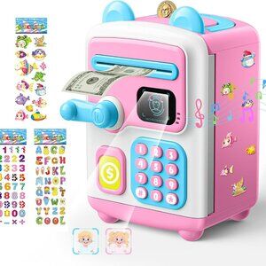 Face ID Password Unlocking Electronic Kids Bank